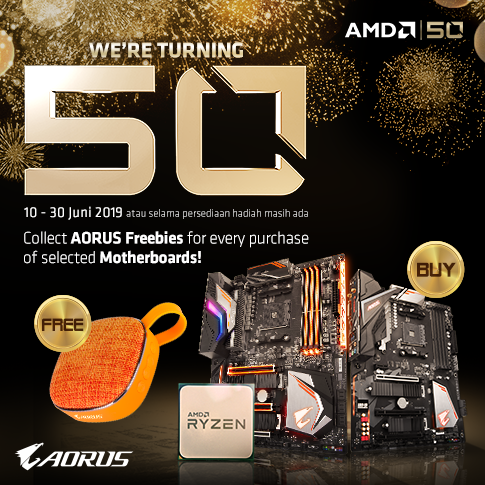 AORUS Celebrate AMD 50th Anniversary