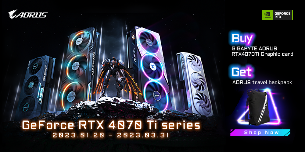 [Indonesia]GIGABYTE GeForce RTX™ 4070Ti  Promotion!